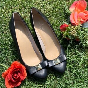 Kate Spade Black Leather Pumps